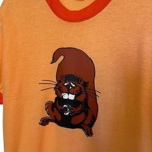 🐿️ True 70s Vintage Squirrel with Nut Ringer Tee